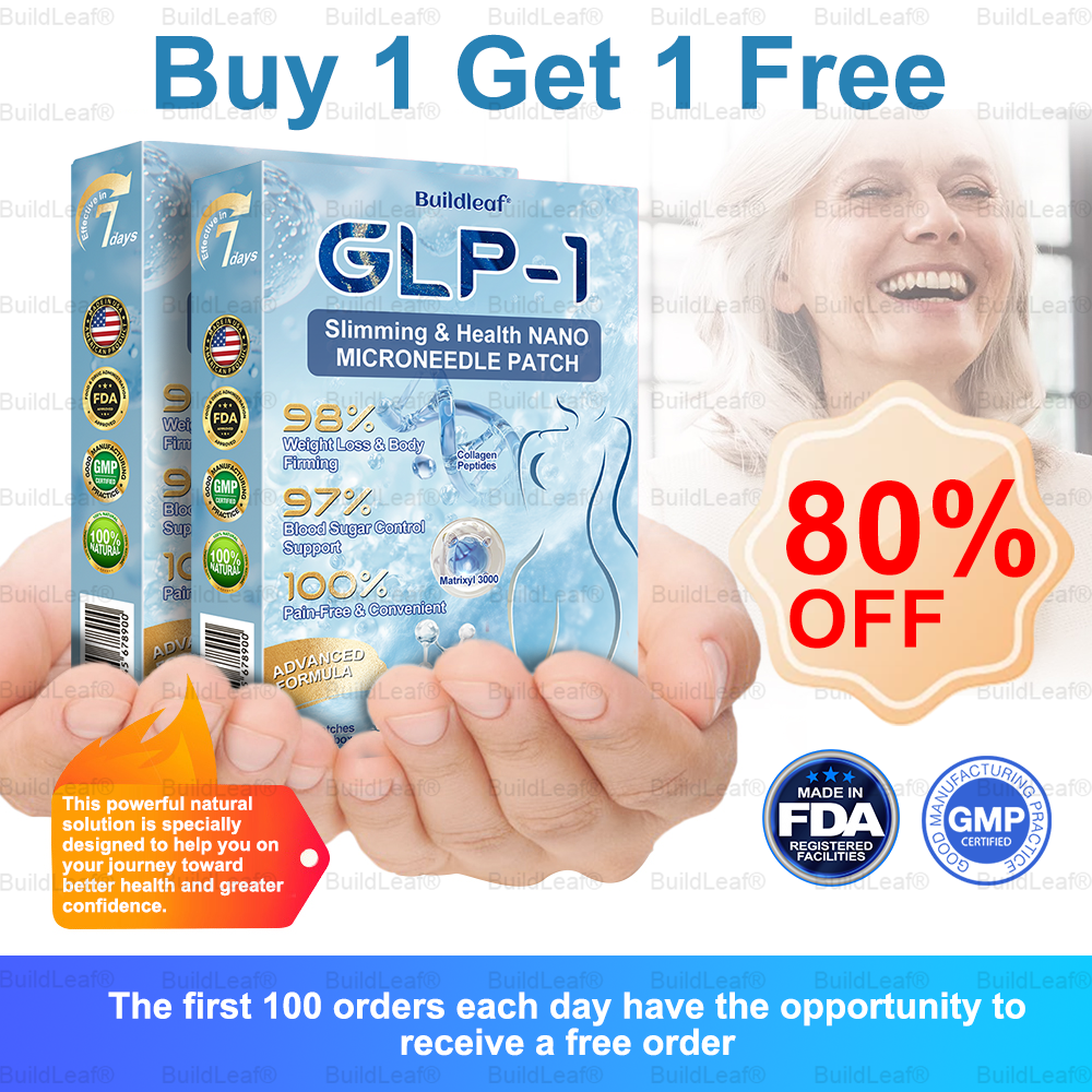 FDA Store🏥| 𝐵uil𝗱𝐿ea𝐟® 𝑺𝑀𝗚T-𝑮𝐋𝑃-1 𝐒limming & 𝐻ealth 𝑁ano 𝑀icroneedle 𝑃atch with Collagen & Matrixyl 3000 丨Obesity,Cardiovascular Diseas, Diabetes, Sleep Apnea, Joint Problems and More