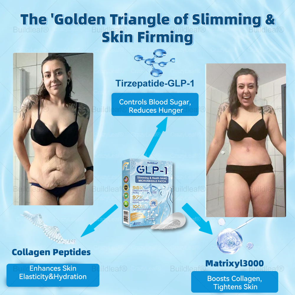FDA Store🏥| 𝐵uil𝗱𝐿ea𝐟® 𝑺𝑀𝗚T-𝑮𝐋𝑃-1 𝐒limming & 𝐻ealth 𝑁ano 𝑀icroneedle 𝑃atch with Collagen & Matrixyl 3000 丨Obesity,Cardiovascular Diseas, Diabetes, Sleep Apnea, Joint Problems and More